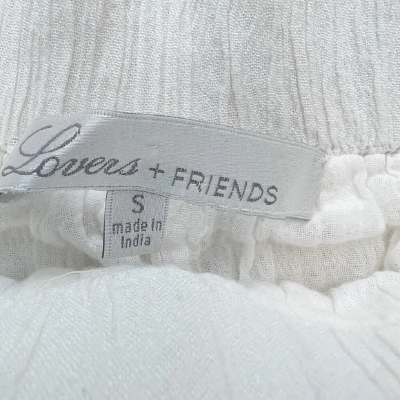 LOVERS + FRIENDS Serene Shorts‎ in White Embroidered Floral size Small - Picture 4 of 8